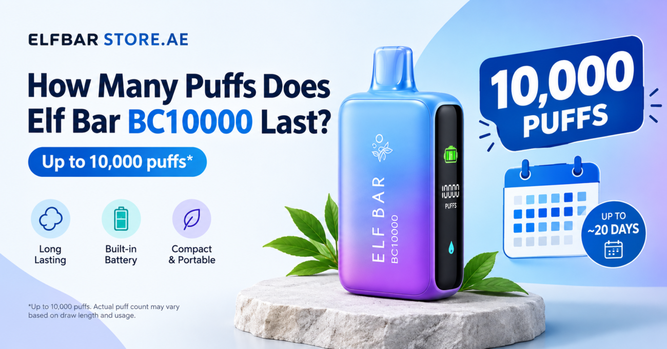 how many puffs does Elf Bar BC10000 last