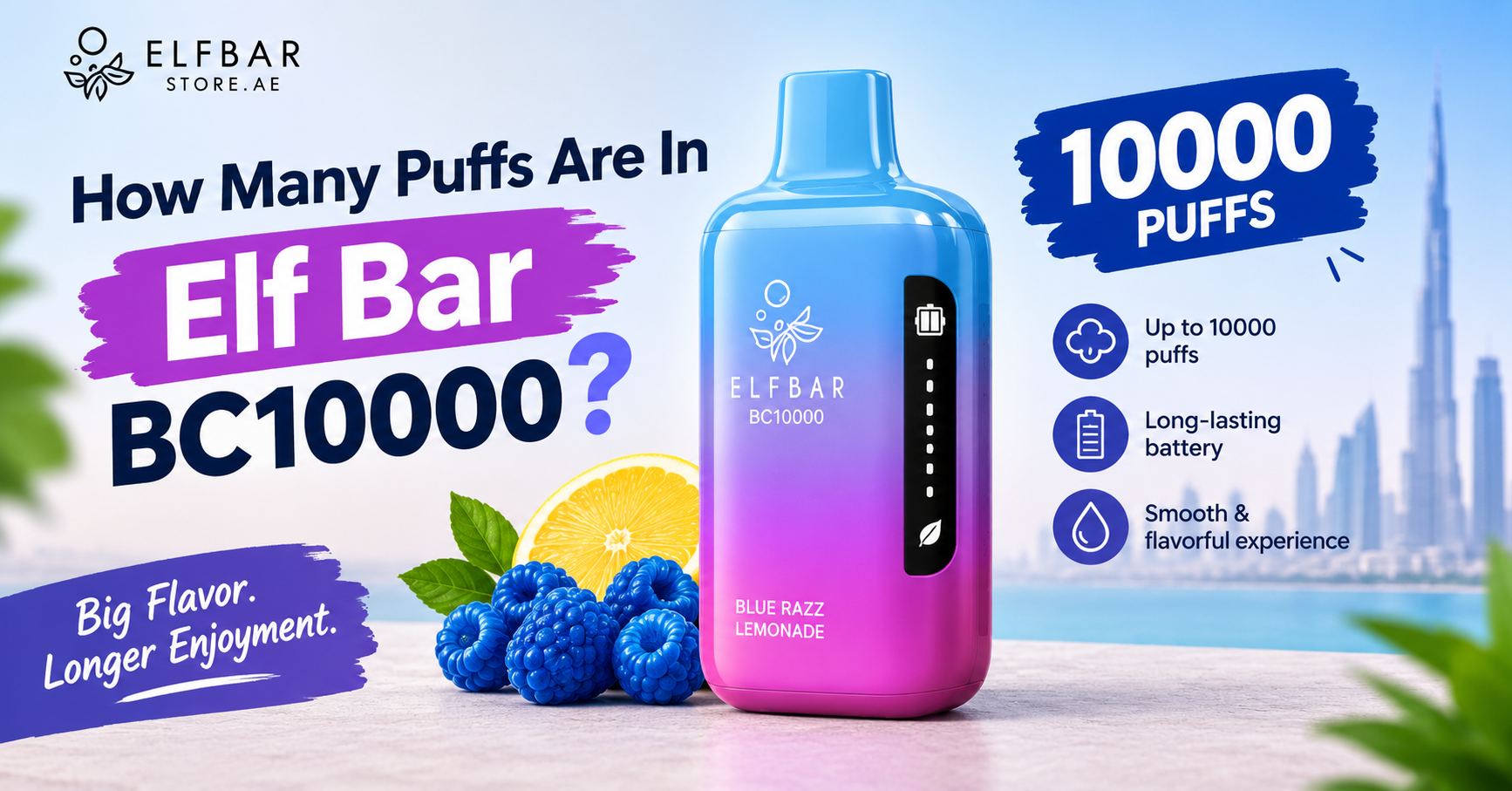 How many puffs are in Elf Bar BC10000