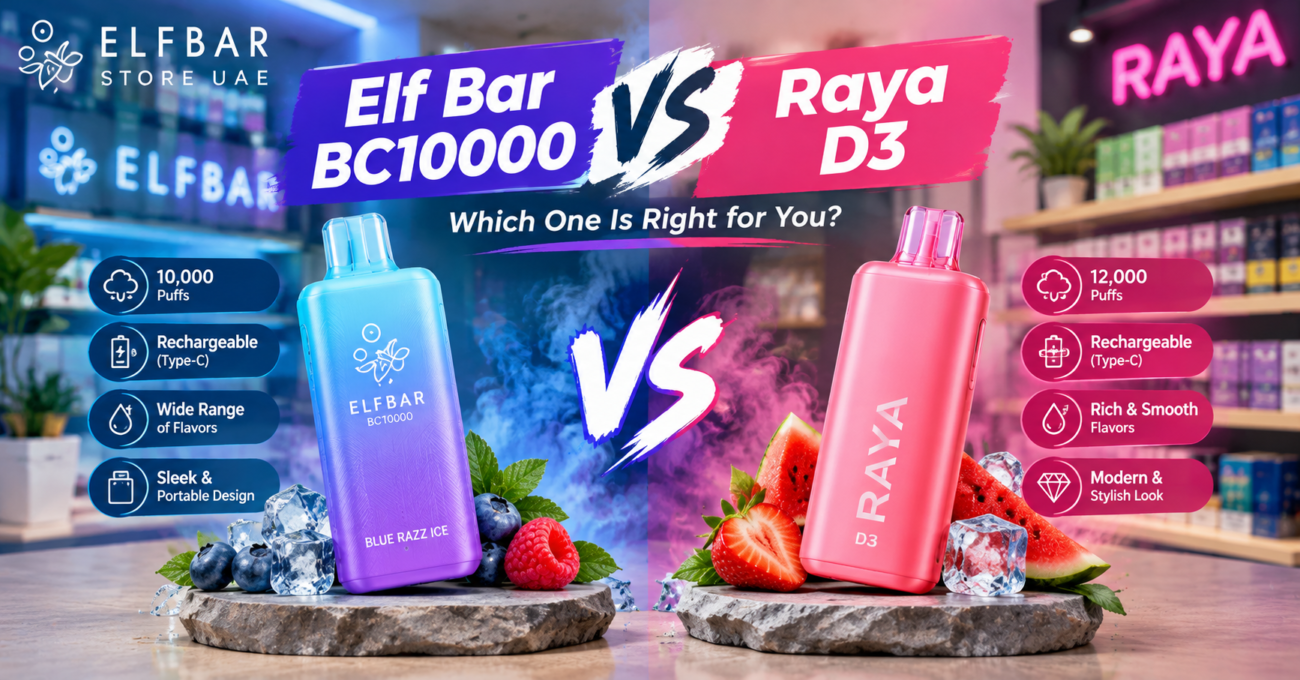 Elf Bar BC10000 vs Raya D3