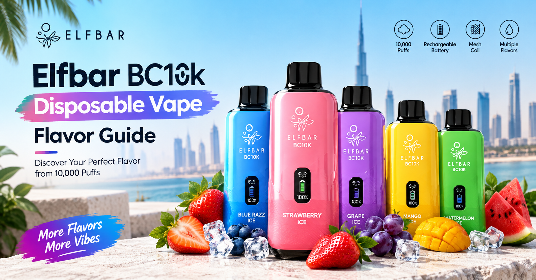 Elfbar BC10k Disposable Vape flavor guide