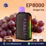 ELF BAR EP 8000 Puffs Grape Ice in Dubai UAE